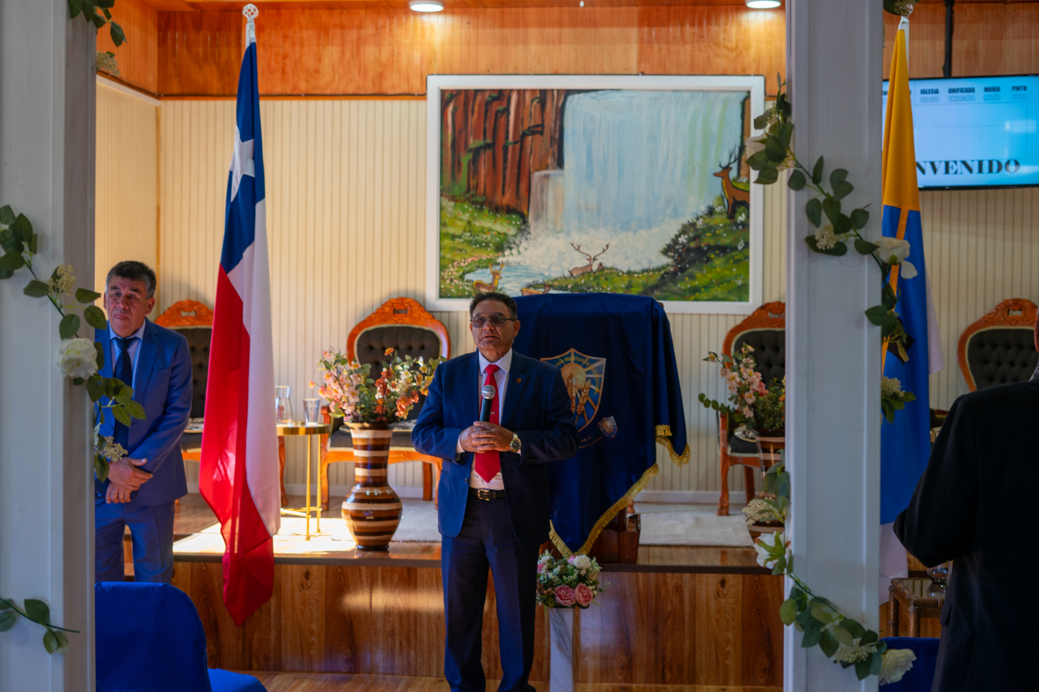 Congregaciones reunidas en Chorombo Bajo, María Pinto